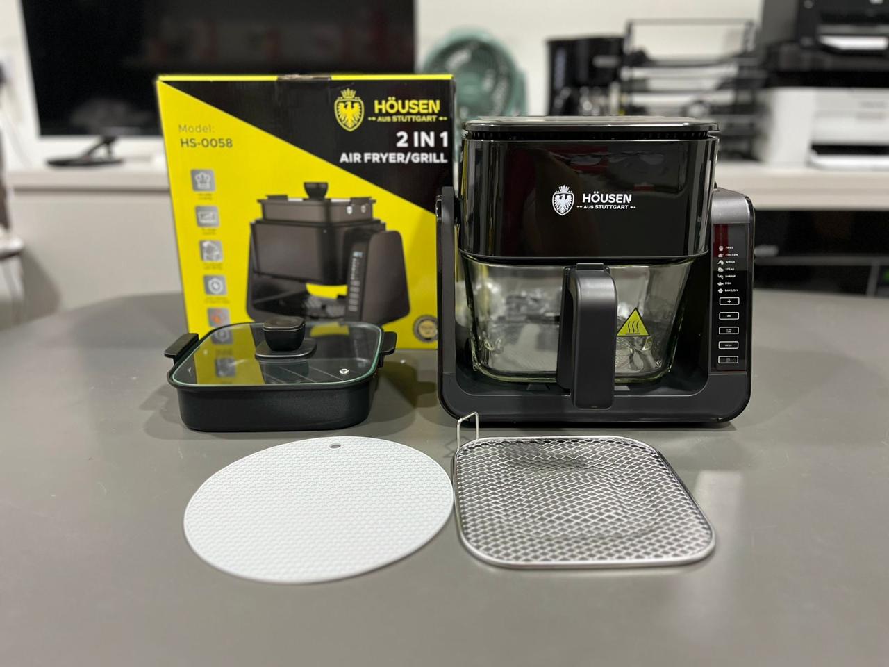 Miniatura 4 de Freidora 2 En 1 Digital En Vidrio HOUSEN